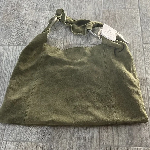 Free People Olive Suede Bag - Picture 3 of 9